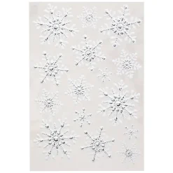 STICKERS STRASS FLOCON 29X41CM