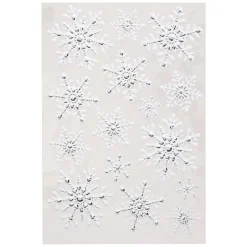 STICKERS STRASS FLOCON 29X41CM