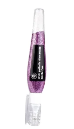 STYLO PAILLETTES DIAMANTINES VIOLET 10G