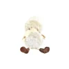 SUJET POMPON NATTES 15X4CM