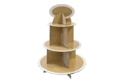 SUPPORT 3 ETAGES POUR CUP CAKE FACON KRAFT
