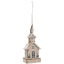 SUSPENSION BOIS EGLISE 3D