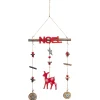 SUSPENSION BOIS MOBILE NOEL 38CM