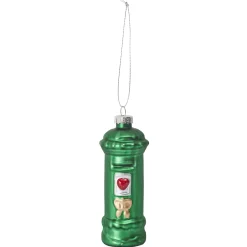 SUSPENSION BOITE AUX LETTRES VERRE VERTE