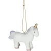 SUSPENSION CERAMIQUE LICORNE PASTEL 8.5CM