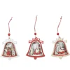 SUSPENSION CLOCHE AJOUREE AVEC SCENE DE NOEL