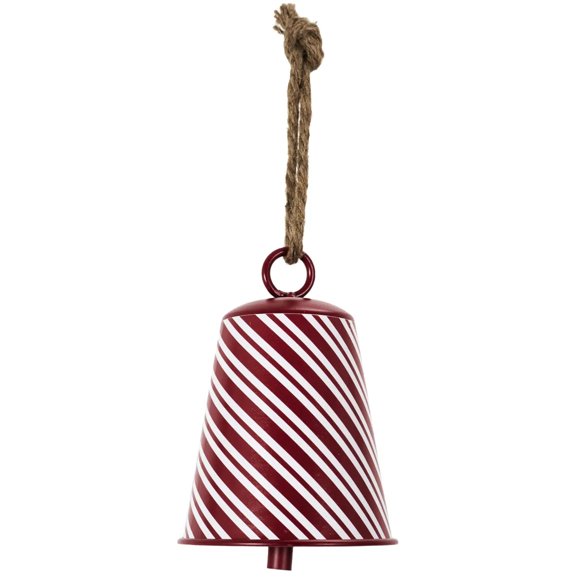 SUSPENSION CLOCHE METAL RAYE D.11.5CM