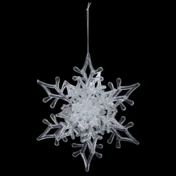 SUSPENSION FLOCON PAILLETTE 11CM