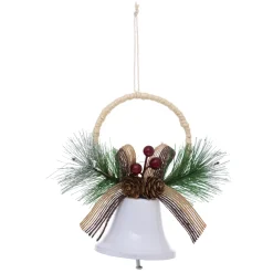 SUSPENSION FORME GRELOT ROUGE OU BLANC