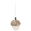 SUSPENSION LAINE GLAND PAILLETTES 6CM