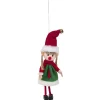 SUSPENSION LUTIN FILLE VERT ET ROUGE