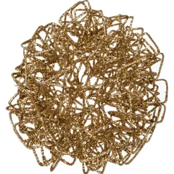 SUSPENSION METAL BOULE TORSADEE PAILLETTEE
