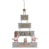 SUSPENSION PANCARTE MERRY CHRISTMAS VERT ET DORE