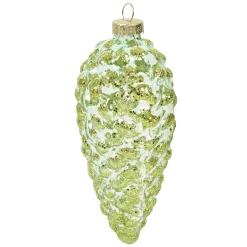 SUSPENSION POMME DE PAIN VERRE H.12CM