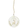SUSPENSION RONDE EN BOIS BLANC RENNE