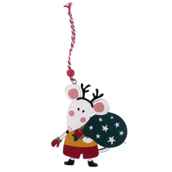 SUSPENSION SOURIS BALUCHON H.10CM