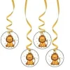SUSPENSION SPIRALE LION X4 PIECES