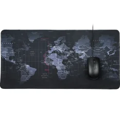 TAPIS DE SOURIS XL MAPPEMONDE 60X30CM