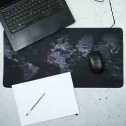 TAPIS DE SOURIS XL MAPPEMONDE 60X30CM