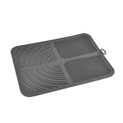 TAPIS LITIERE ET MAISON DE TOILETTE 41.5X32CM ANTHRACITE