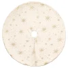 TAPIS SAPIN ETOILE OR D.90CM