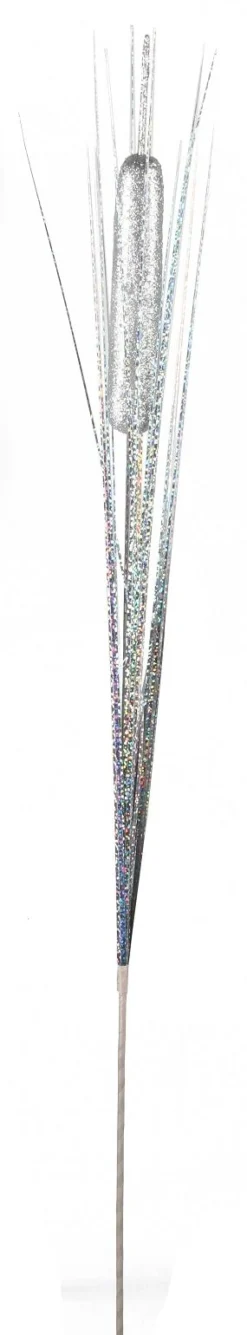 TIGE DECO PAILLETEE H.80CM MODELES ARGENT