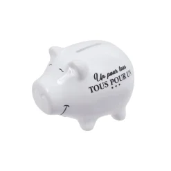 TIRELIRE COCHON FAMILLE