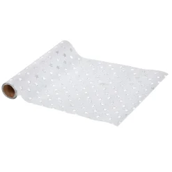 TISSU FOIL BRILLANT ARGENT 28X500CM