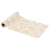 TISSU VELOURS BLANC PAILLETTE 28X300CM