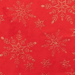 TISSU VELOURS ROUGE PAILLETTE 28X300CM