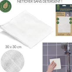 TORCHON MAGIQUE FIBRE NATURELLE 30X30CM