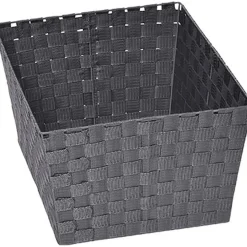 TRES GRANDE PANIERE DRESSING EVASEE EN POLYESTER GRIS
