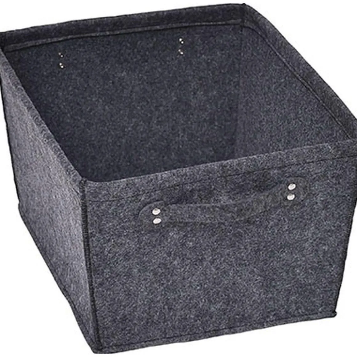 TRES GRANDE PANIERE DRESSING EVASEE EN FEUTRINE AVEC DEUX PO