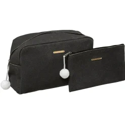 TROUSSE DE TOILETTE X2 PIECES CHARBON MODERN