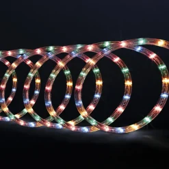 TUBE ELECTRIQUE EXTERIEUR A LEDS 10M MULTICOLORE
