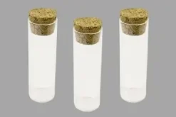 TUBE EPROUVETTE PETIT MODELE EN VERRE X3 PIECES