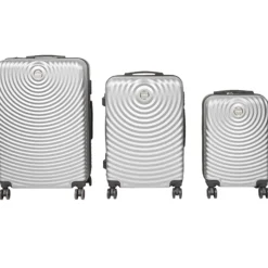 VALISE ARGENT 95L 28X49X78CM