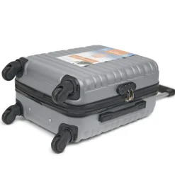 VALISE CABINE KINSTON ARGENTE 50X36X20CM