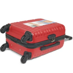 VALISE CABINE KINSTON ROUGE 50X36X20CM