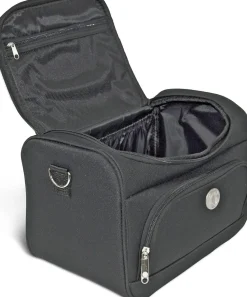 VANITYS TEXTILE MULTIPOCHES ZIPPEES NOIR PM 14X27X20 CM