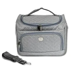 VANITYS TEXTILE ZIPPEES GRIS CHINE MM 21X31X25 CM