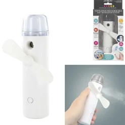 VENTILATEUR BRUMISATEUR DE POCHE RECHARGEABLE