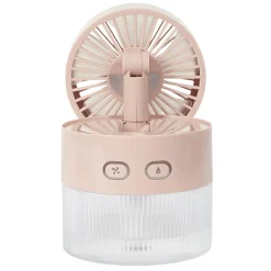 VENTILATEUR BRUMISATEUR USB LED ORIENTABLE