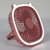 VENTILATEUR LED RECHARGEABLE USB 2 EN 1 KAWAII