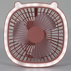 VENTILATEUR LED RECHARGEABLE USB 2 EN 1 KAWAII