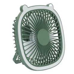VENTILATEUR LED RECHARGEABLE USB 2 EN 1 KAWAII
