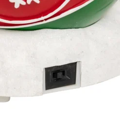 VILLADE DE NOEL BOULE PERE NOEL 4 LEDS