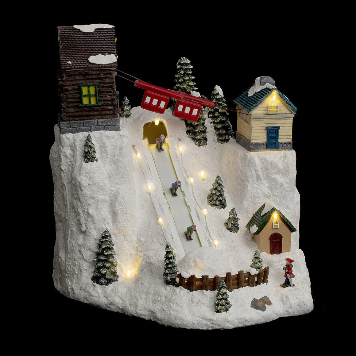 VILLAGE DE NOEL COURS SKI SUR SECTEUR 18 LEDS