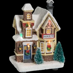 VILLAGE DE NOEL MAISON A PILE 3 A 5LED