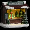 VILLAGE DE NOEL MARCHE A PILE 3LED